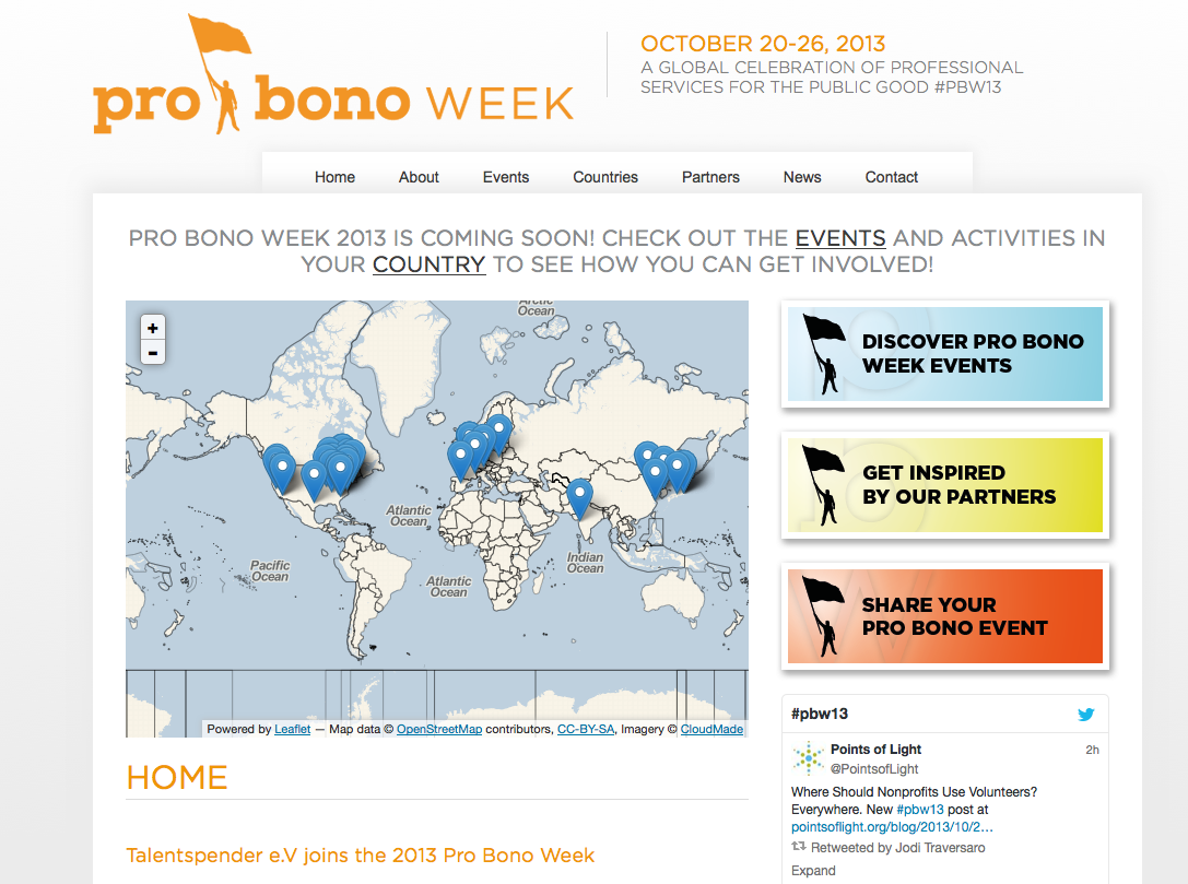 Making its mark A look at Pro Bono Week's Brand Identity CreateAthon
